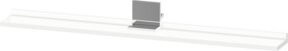 Duravit Spiegel-Ablage Sivida in Weiß Matt mit Chrom-Details, B/T/H: 105 x 65 x 3,6 cm - Bild 1