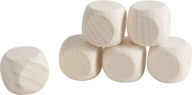 Rayher Holzwürfel Naturholz Beige - Bild 1