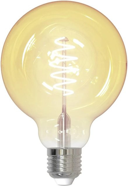LUUMR Smart LED Leuchtmittel G95 E27 Globe aus Glas in Creme mit WLAN, Tuya, Google Assistant und Amazon Alexa, Warmweiß - Bild 1