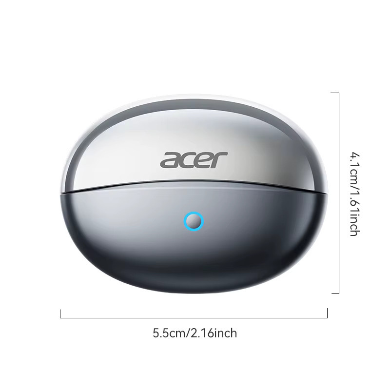 Acer Ohr799 Kabellose Bluetooth-Schlafkopfhörer in Schwarz mit In-Ear-Design und Geräuschunterdrückung für Anrufe - Bild 4