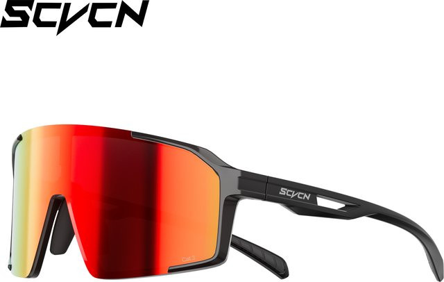 SCVCN Sportsonnenbrille, Unisex, Vollrand, Kunststoff - Bild 1