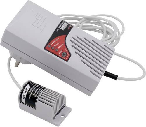 Schabus GX-B2pro Gasmelder mit externem Sensor, netzbetrieben über Steckdose, Farbe: Weiß, detektiert Ethanol, Methan und Propan - Bild 1