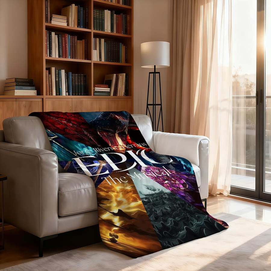 Lumi Home Flanell Überwurfdecke Multicolour B/B/H: 75 x 75 x 1 cm - Bild 4