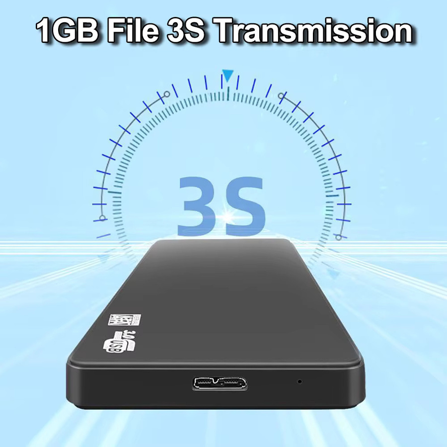 Kebidu 2,5 Zoll SATA zu USB 3.0 Typ-C 3.1 HDD und SSD Gehäuse für externen Speicher in Schwarz oder Weiß - Bild 3