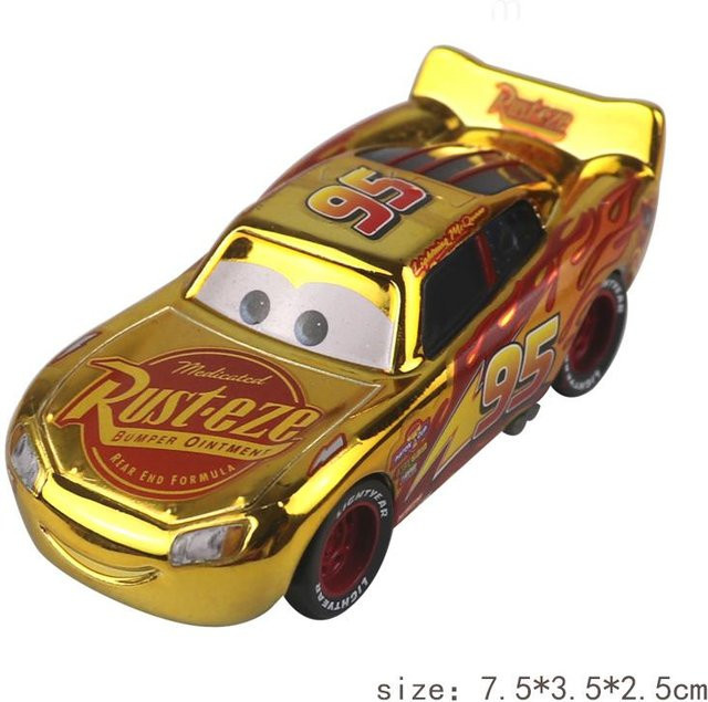 Pixar Disney Lightning McQueen Modell Spielzeugauto, 1:55, Metall, ab 4 Jahren - Bild 1