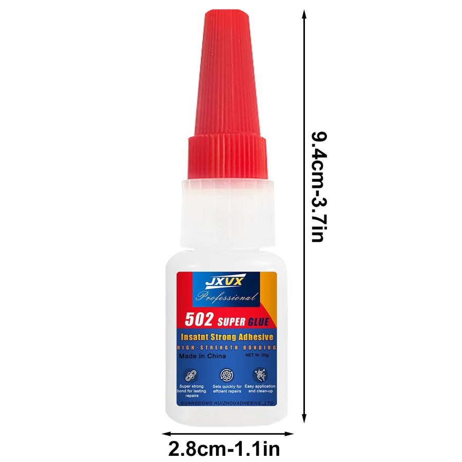 502 Superstarker Flüssigkleber Sparpack mit 7 Stück für Hartkunststoffe, Keramik, Leder und Metall, 20 g pro Stück - Bild 7