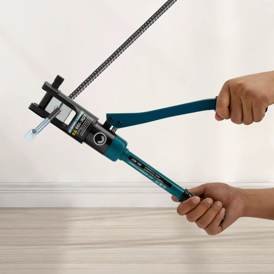 Hydraulisches Crimpwerkzeug Handbetriebener Crimper in Blau - Bild 2