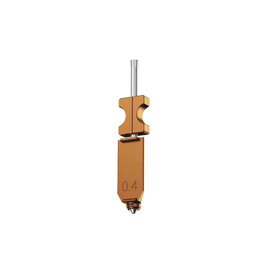 Flashforge Hotend-Baugruppe Düse für AD5X 3D-Drucker in Gold, Durchmesser: 0,25mm/0,4mm/0,6mm/0,8mm - Bild 1