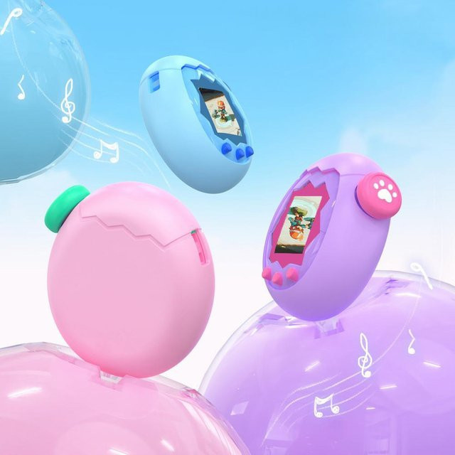 Bandai Silikon Schutzhülle für Tamagotchi Paradise in Lila, wasserdicht und anti-rutsch - Bild 1