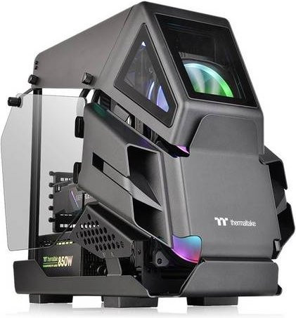 Thermaltake AH T200 Micro-Tower PC-Gehäuse in Schwarz mit USB-C - Bild 1