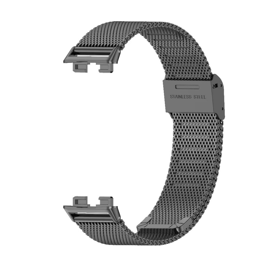 MIJOBS Edelstahl Metallarmband für Huawei Band 10, 9 und 8 in Silber - Bild 2