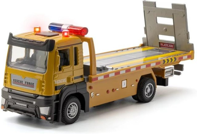 Straßensperre Transport LKW Pritschenanhänger, Modell, 1:32, mit Licht und Sound, ab 14 Jahren - Bild 1