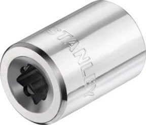 Stanley 1/4 Zoll 6-Kant Stecknuss 14 mm in Silber - Bild 2