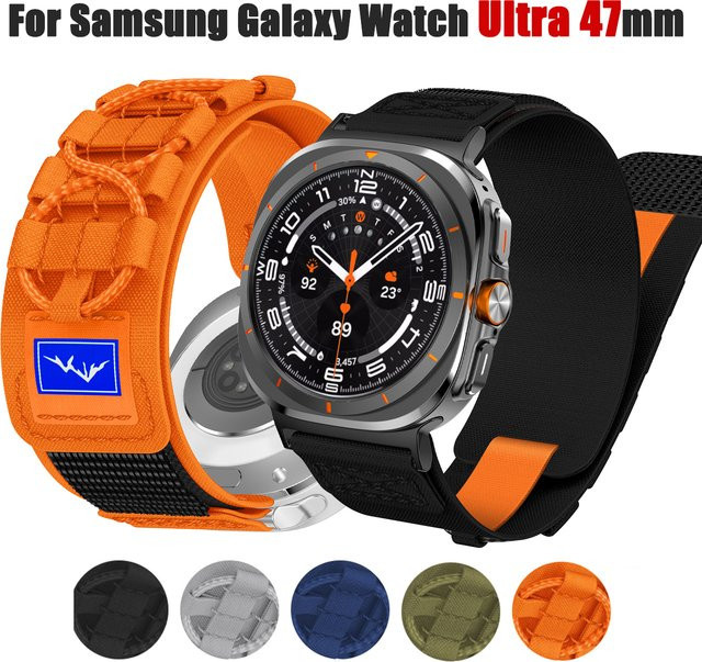 Uhrenarmband Nylon, Samsung Galaxy Watch Ultra 47 mm, Unisex - Bild 1