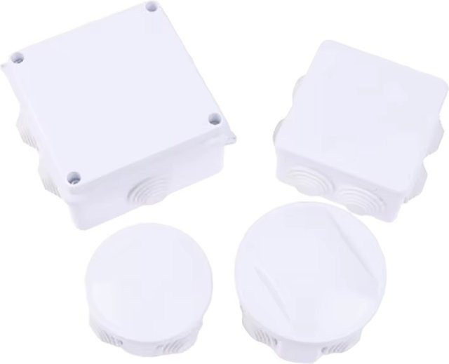 GUHE Stromverteilerdose IP65 in Weiß, wasserdichte DIY-Verteilerdose für elektrische Steuerung und Hausautomation im Innenbereich - Bild 1