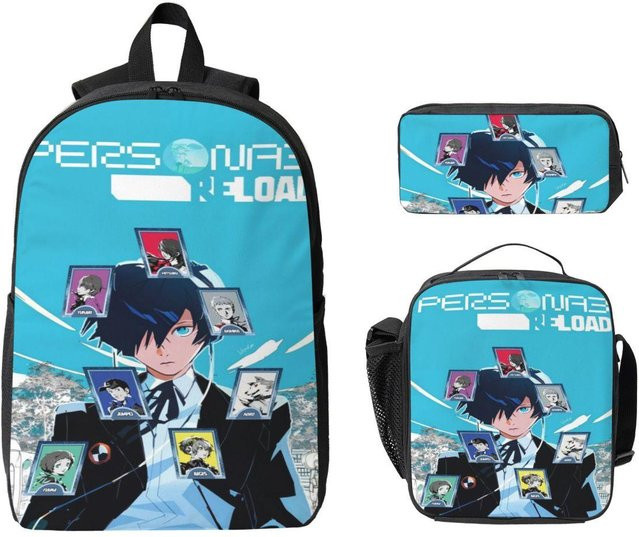 Fancy Style Studio Schultaschen-Set Kleinanzeigen 3 Reload mit Kinderrucksack, Brotdose und Federmäppchen in Blau - Bild 1
