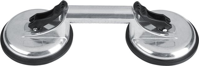 Professioneller Doppelplatten Glasheber aus Aluminiumlegierung von mfySpace in Grau - Bild 1