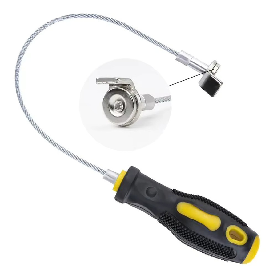 Magnetischer Ölwannen-Auslassstopfen-Schlüssel in Silber zur Demontage von Getriebe-Ölablassschrauben für die Autoreparatur - Bild 4