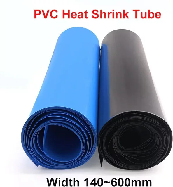 Isolierende PVC-Batteriefolie in Blau für 18650er-Akkus als Schutzhülle und Kabelisolierung - Bild 1