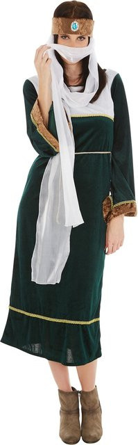 tectake Frauenkostüm Orient Dame, Fantasy, Textil, Grün - Bild 1