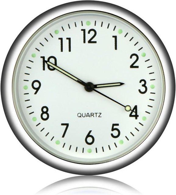 Digitaluhr Mini Auto, Quarz, 40 mm, weiß, Unisex - Bild 1