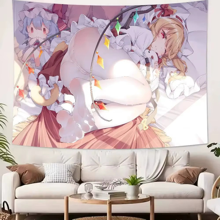 Touhou Projekt Wandteppich Wandbehang Mehrfarbig B/H: 40 x 60 cm - Bild 1