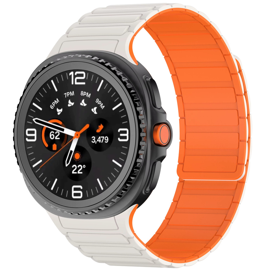 Samsung Uhrenarmband, Silikon, Magnetisch, Galaxy Uhr 8 Klassische LTE, Multicolour - Bild 2
