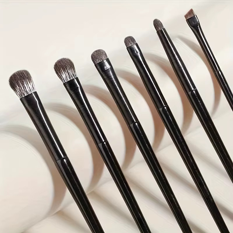 6-teiliges veganes Augenpinsel-Set, Unisex - Bild 3