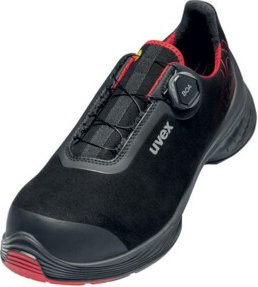 uvex 1 G2 ESD Sicherheitsstiefel S3 in Rot-Schwarz, Größe 36 - Bild 1