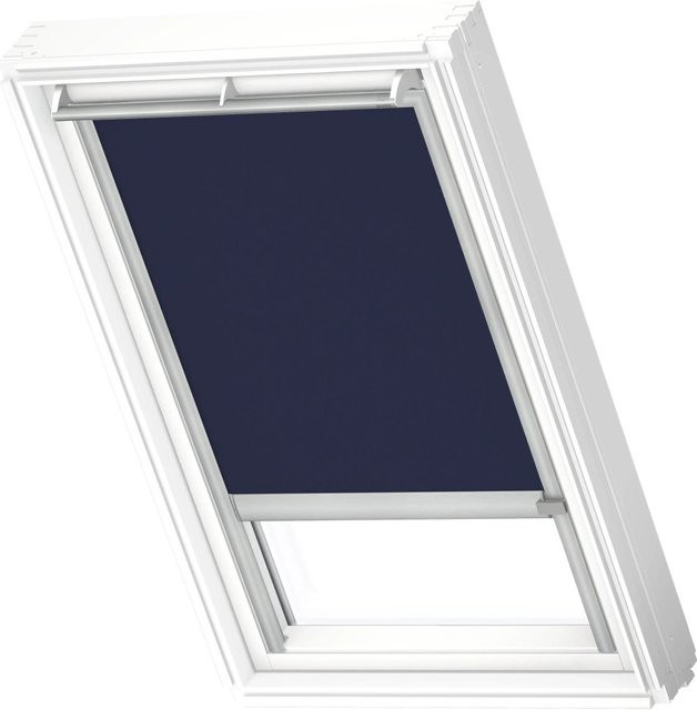 Velux Verdunkelungsrollo DSL F08 1100K mit Schiene in Blau-Silber - Bild 1