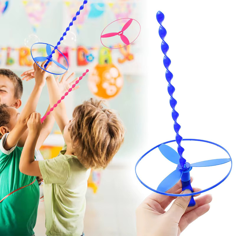 Fliegende Scheiben Spielzeug, Twisty Saucers Helikopter, 10-50 Stück - Bild 2