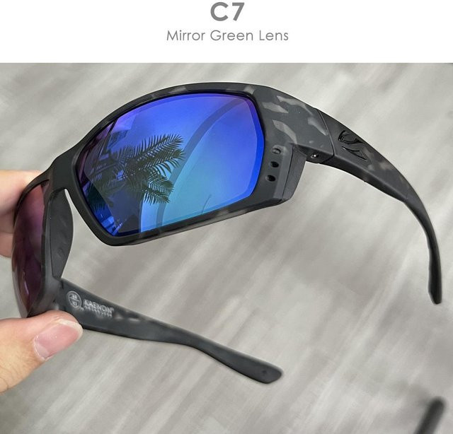 KAENON Sonnenbrille, Square, Vollrand, TR90, grau, Herren, polarisiert - Bild 1