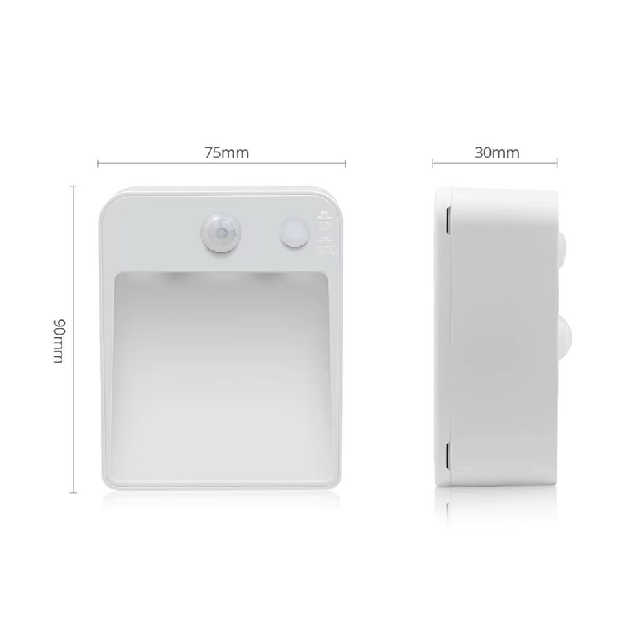 MALITAI LED Nachtlicht mit Bewegungssensor und Dual-Induktion, magnetische drahtlose Wandlampe in Weiß, warmweiß - Bild 2