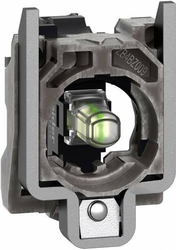 Schneider Electric Harmony XB4 Blinklicht Lampenfassung mit Befestigungsflansch aus Metall in Weiß für universelle LED - Bild 1
