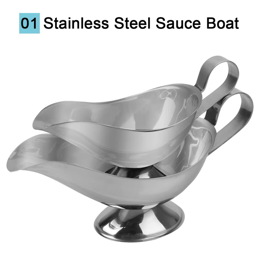 NICEYARD Saucenbecher aus Edelstahl in Silber, oval für Obstsalat-Dressing und Saucen - Bild 2