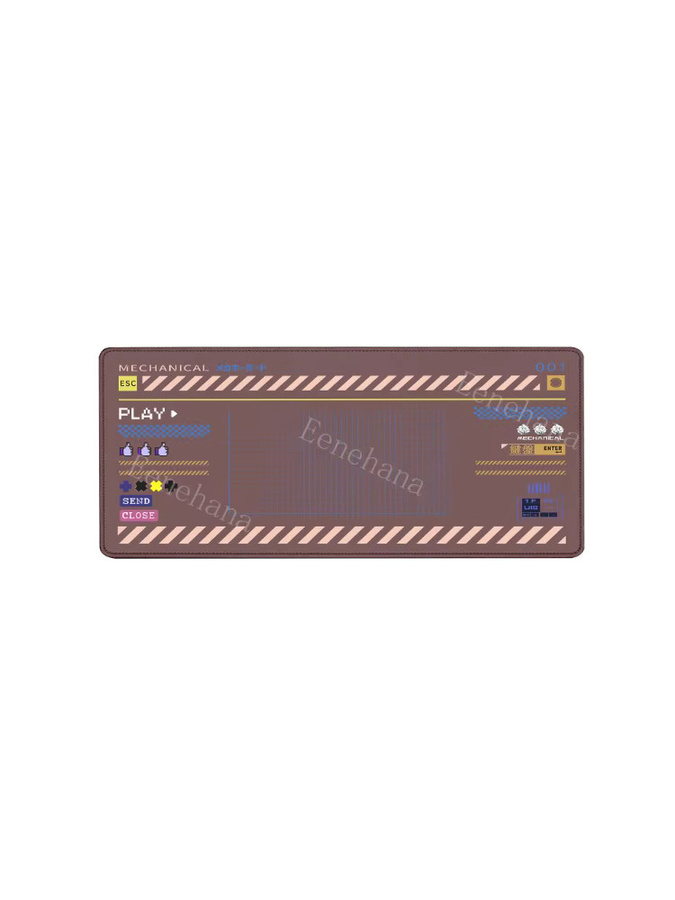 Eenehana Gaming Mauspad XXL Schreibtischunterlage mit HD-Druck B/B/H: 90 x 40 cm - Bild 5