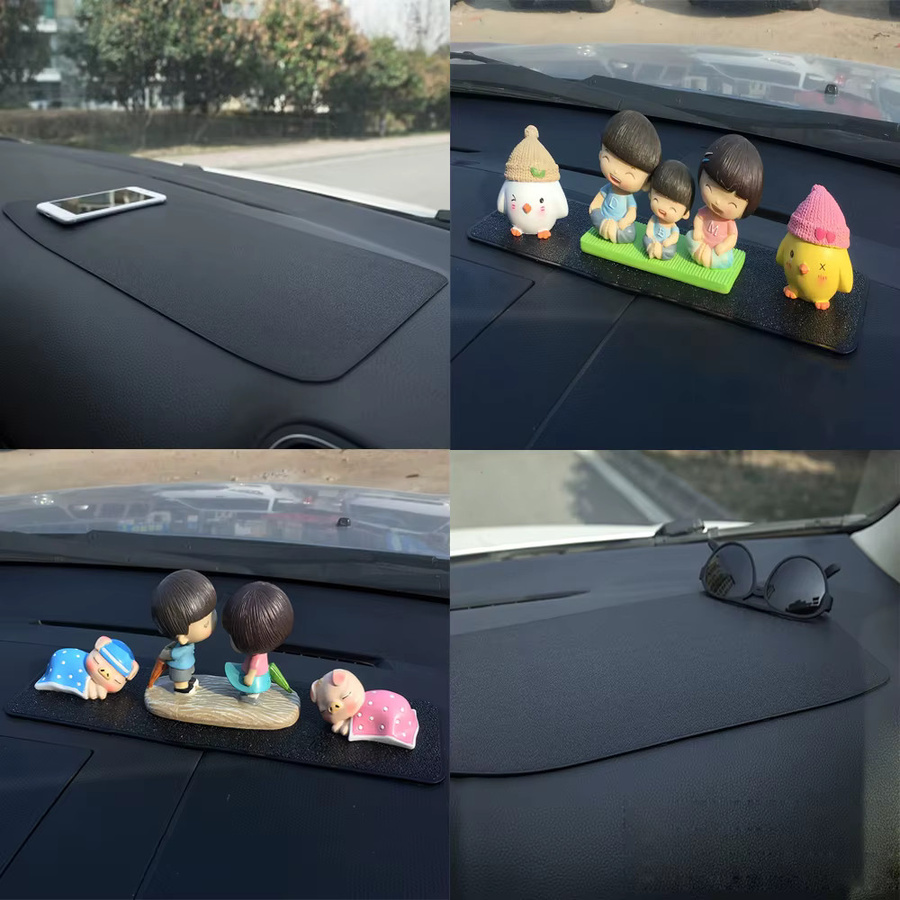 Rutschfeste Anti-Rutsch-Matte aus PU-Gel für das Auto-Armaturenbrett in Schwarz zur Befestigung von Telefon oder GPS - Bild 5
