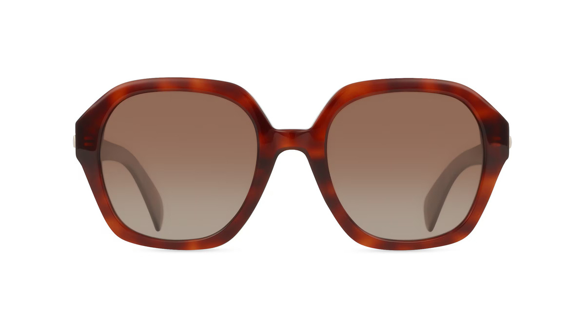 Rag & Bone RNB1063/S Sonnenbrille Butterfly, Vollrand, Acetat, braun, Damen - Bild 1