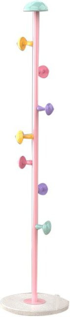 OutsideWorld Kleiderständer aus Metall mit 7 Haken in Gelb oder Pink, Höhe: 167 cm - Bild 1