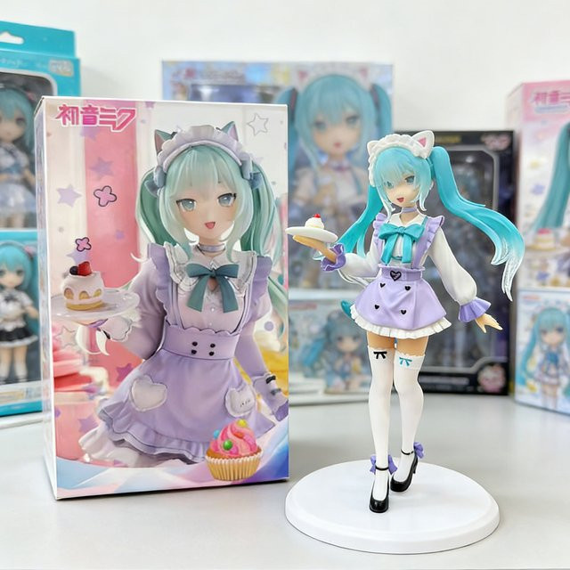 F:NEX Hatsune Miku Cat Ear Maid Anime Figur, 1/7 Scale, Einzelfigur - Bild 1