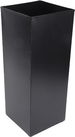 Koogeelife Schirmständer aus Metall in Schwarz mit hohlem Design für den Eingangsbereich