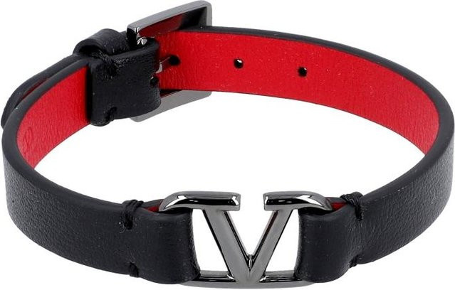 Valentino Lederarmband, rot, Damen - Bild 1
