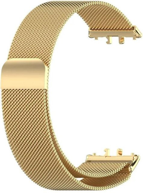 Uhrenarmband Edelstahl, Milanese Loop, Magnetisch, Samsung Galaxy Fit 3, goldgelb, Unisex - Bild 1