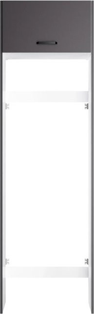 OPTIFIT Waschsäule Kiel420 in Anthrazit Matt mit Klappe, B/T/H: 60 x 57,1 x 210 cm - Bild 1