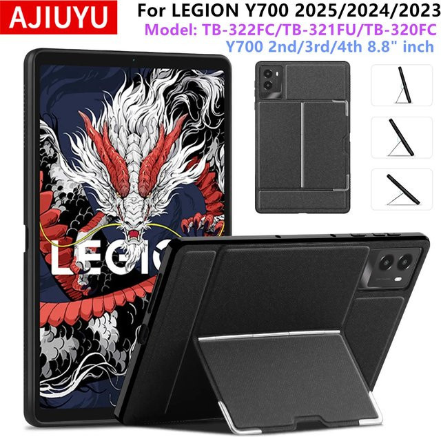 Schutzhülle für Lenovo Legion Y700 Gaming-Tablet 8,8 Zoll (2. bis 5. Generation) in Schwarz - Bild 1