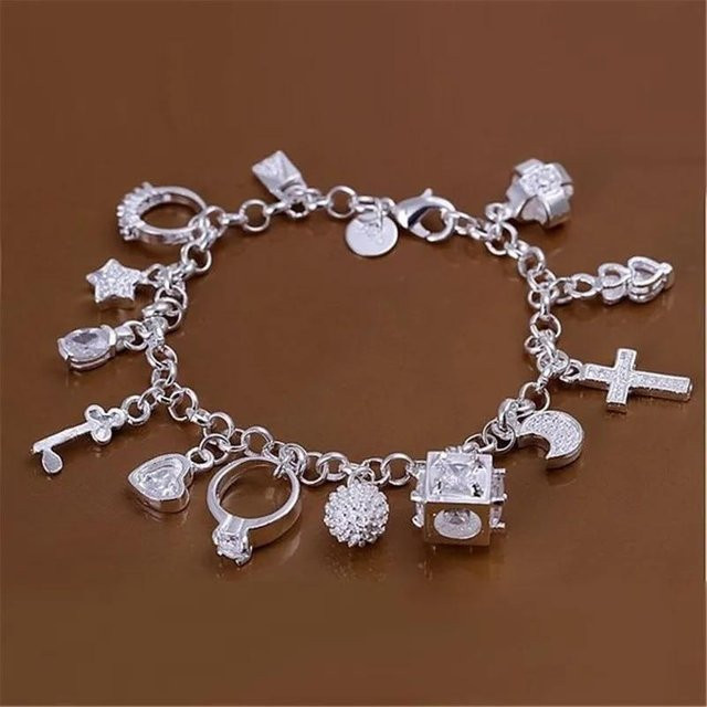 Armband, Silber, Zirkonia, Damen - Bild 1