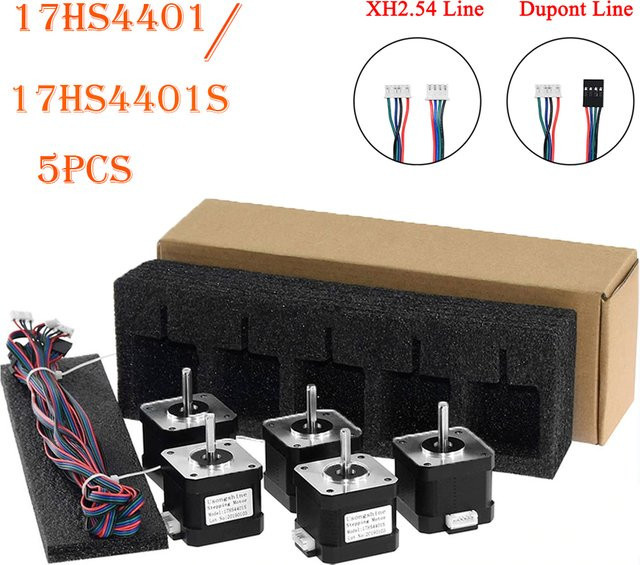 TWO TREES Nema17 Schrittmotor 17HS4401 17HS4401S für 3D Drucker und CNC Laser Gravur Maschinen - Bild 1
