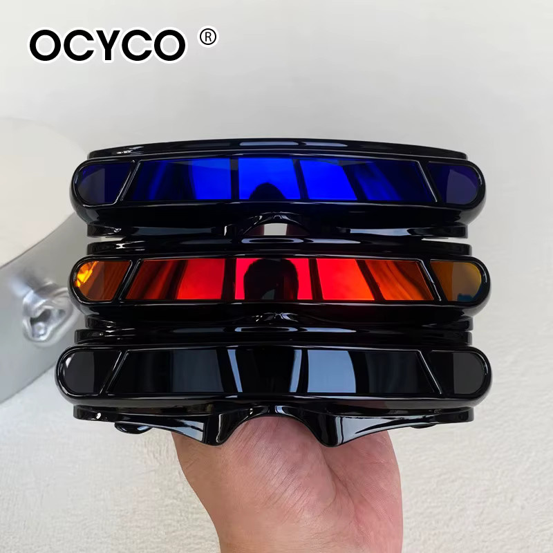OCYCO Sonnenbrille, quadratisch, Vollrand, Kunststoff, schwarz, Unisex - Bild 3