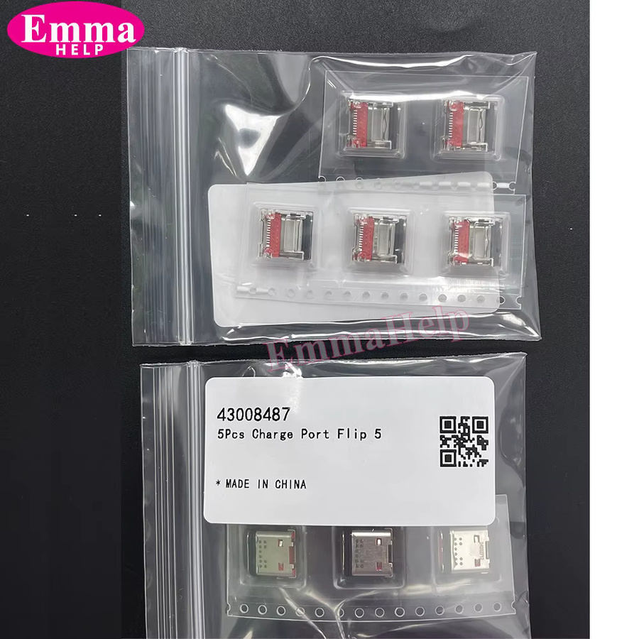 5er Set Micro USB und USB-C Ladeport Stecker für JBL Bluetooth Lautsprecher in Silber - Bild 2