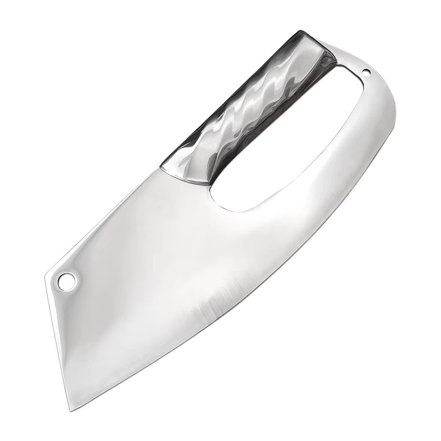 InLeung Cleaver aus Edelstahl in Silber als vielseitiges Küchenmesser für Fleisch, Gemüse und Fisch - Bild 4